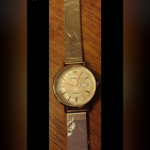 POEDAGAR INTERNATIONAL FASHION ROSE GOLD STAINLESS STEEL WATER RESISTANT WATCH - Picture 3 of 12